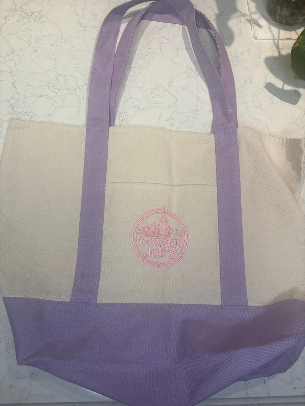 Lavender & Cream Trader Joe’s Bag
